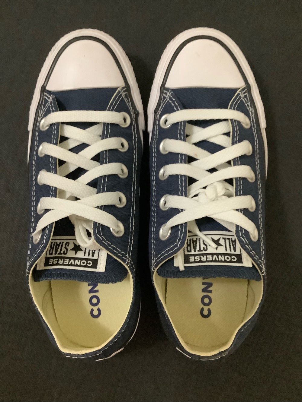 Converse Low Top All Stars in Navy